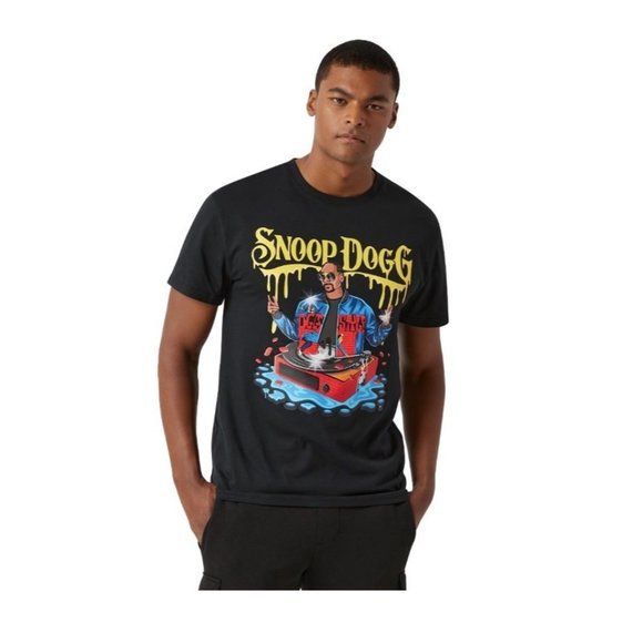 Dogg Supply Mens Snoop Dogg Logo Drip Short Sleeve Graphic T-shirt, Size 2XL NWT - Picture 1 of 7
